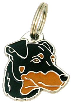 Terrier alemão de caça - pet ID tag, dog ID tags, pet tags, personalized pet tags MjavHov - engraved pet tags online
